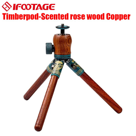 IFOOTAGE Timberpod &ndash; 360 Rotating Ball for Precise Angles Rrose wood