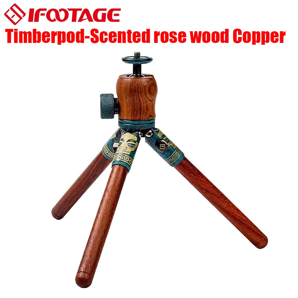 IFOOTAGE Timberpod &ndash; 360 Rotating Ball for Precise Angles Rrose wood