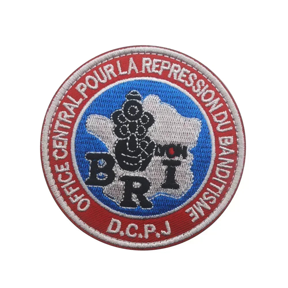 GIGN GIPN BRI Embroidery Patches &ndash; Durable Tactical Patch TH265-V00824
