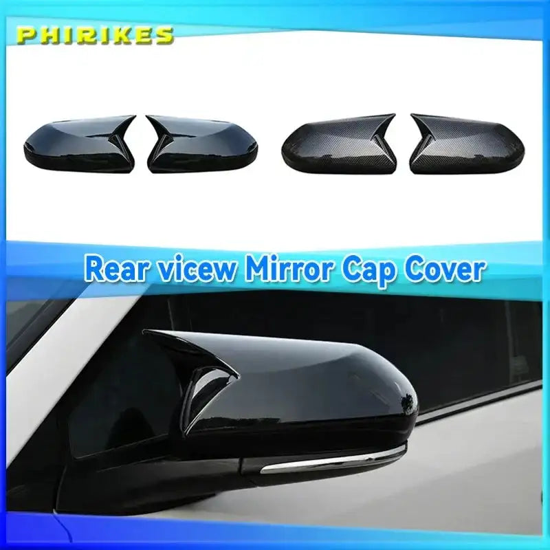 Carbon Fiber Style Rear View Mirror Cover For Toyota C HR