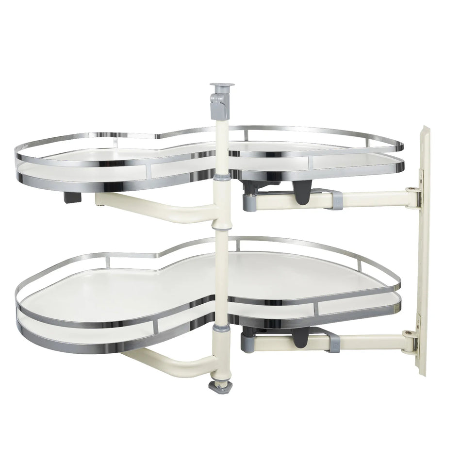 ъглови рафтове за съхранение в шкаф – дизайн, спестяващ пространство