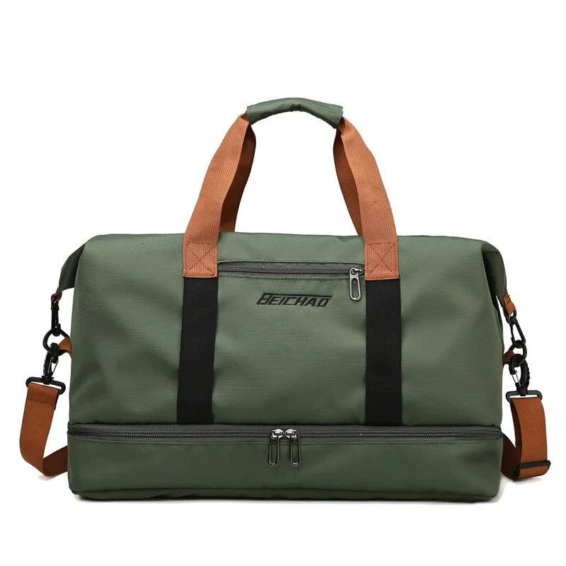 Weekender Travel Duffle Bag &ndash; Lightweight And Versatile Green