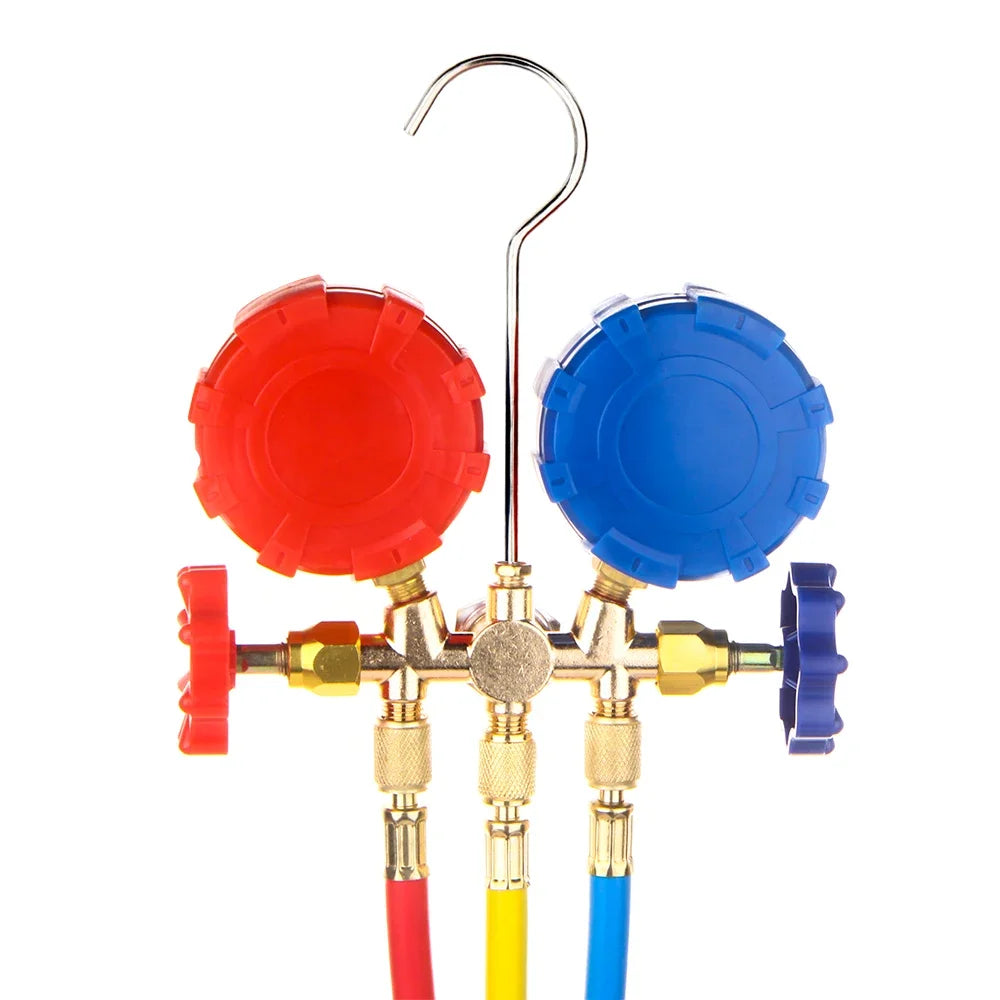 New R22 R134a R404A Manifold Gauge Set - Quick AC Charging