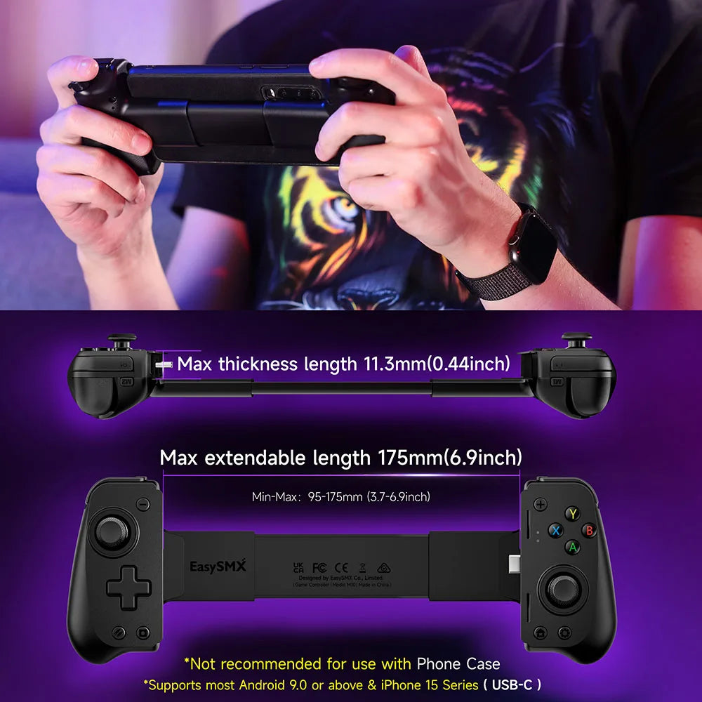 EasySMX M10 Controller &ndash; Hall Effect Triggers for Enhanced Precision