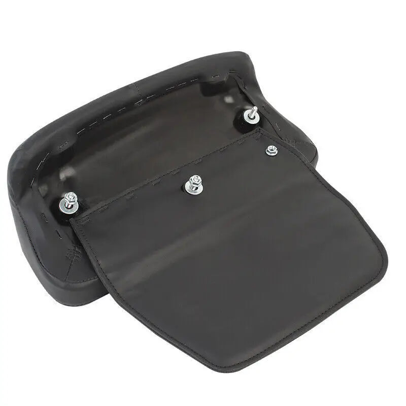 Motorcycle Razor Chopped Pack Trunk Backrest Pad &ndash; Premium Synthetic Leather Comfort