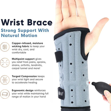 1PCS Wrap for Carpal Tunnel Relief,Wrist Brace Support Compression Hand Ice Pack for Arthritis,Mommy Wrist,Sprains,Inflammation