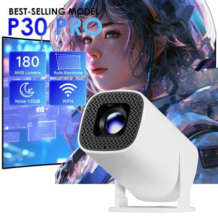 TOPSION P30PRO &ndash; Smart Android 14 Mini Projector 4K Video