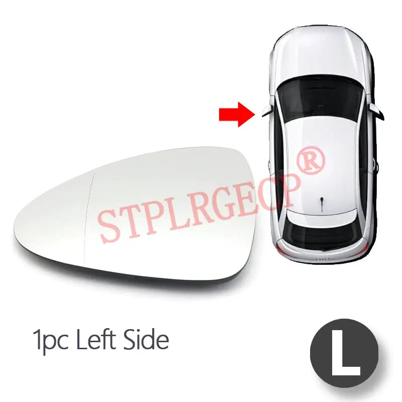 Driver or Passenger Rearview Side Mirror Lens Door Wing Mirrors Glass with Heating for Porsche Panamera 970 2010-2016 by InterCyprus Trading Ltd