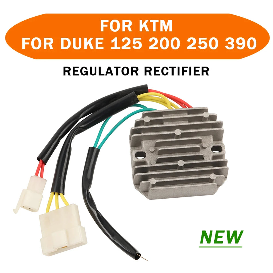 Регулатор на напрежение и изправител KTM Duke 125/200/250/390, изработен от метал, стабилизатор за надеждно зареждане