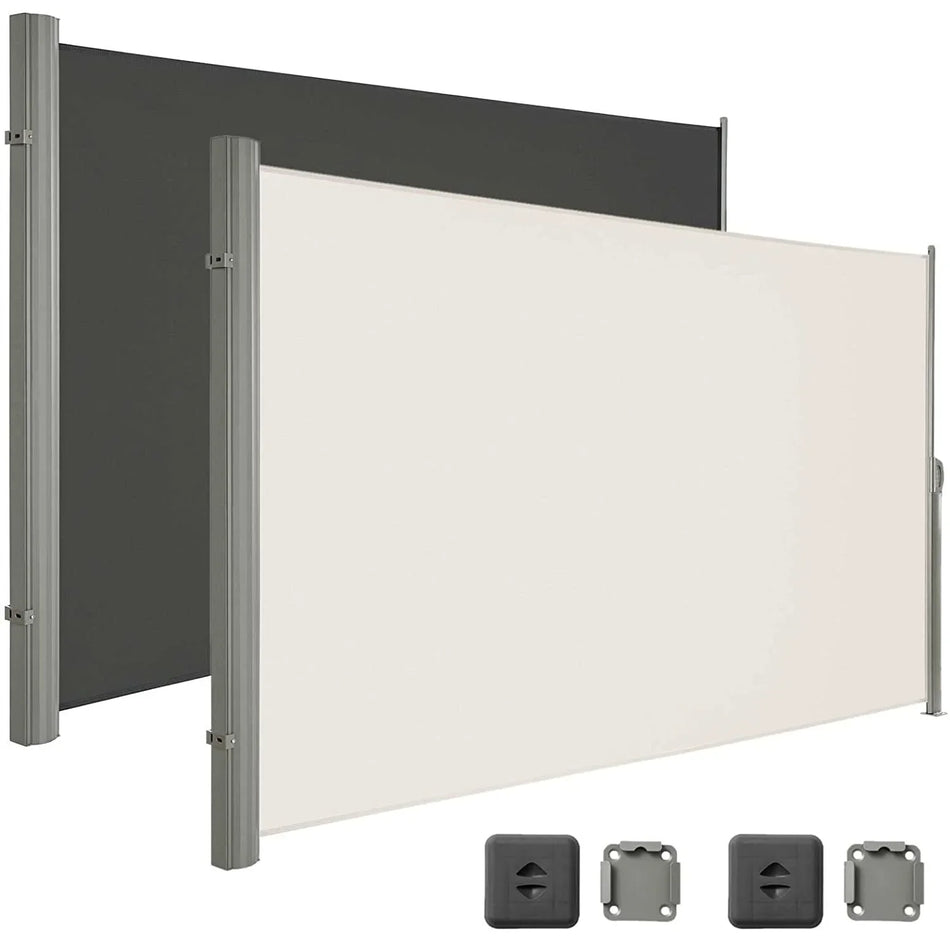 Zložljiva stranska senčnica zunanja zaslon za zasebnost