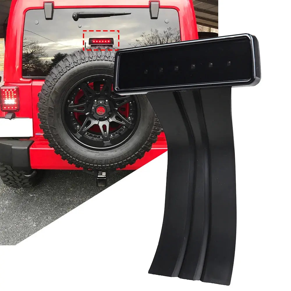 LED Third Brake Light High Mount Stop 3rd Tail Light for Jeep Wrangler JK 2007-2018 by InterCyprus Trading Ltd