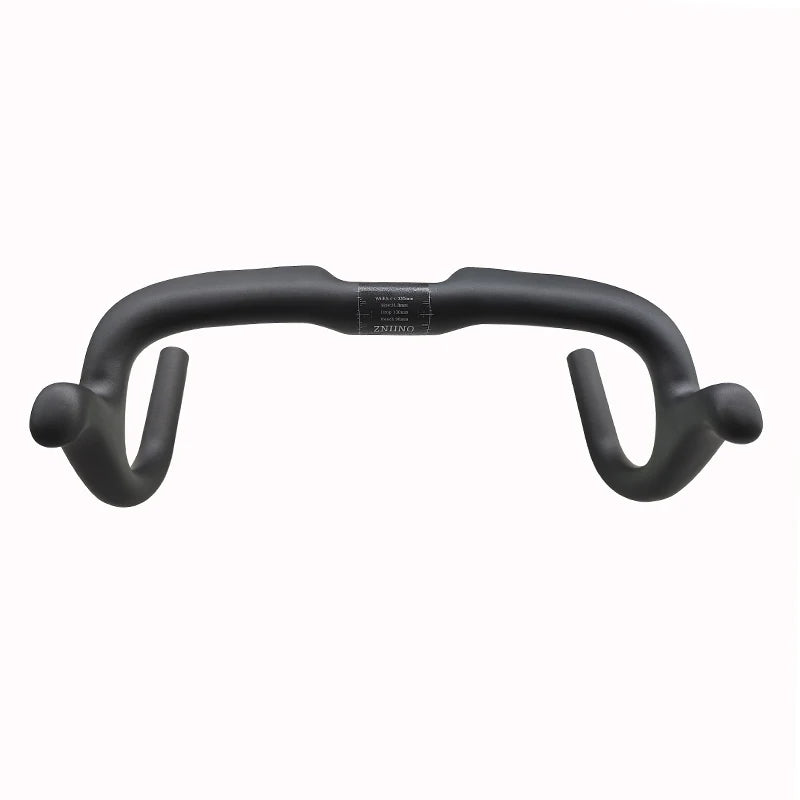 ZNIINO Track Racing Handlebar 31.8mm Carbon Fiber, Lightweight, Stiff Road Bike Bar