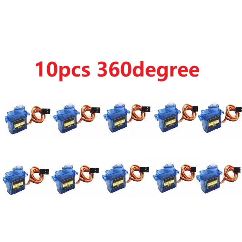 SG90 Servo Motor Micro 9g &ndash; Exceptional Precision for RC Projects 10Pcs 360 Degree
