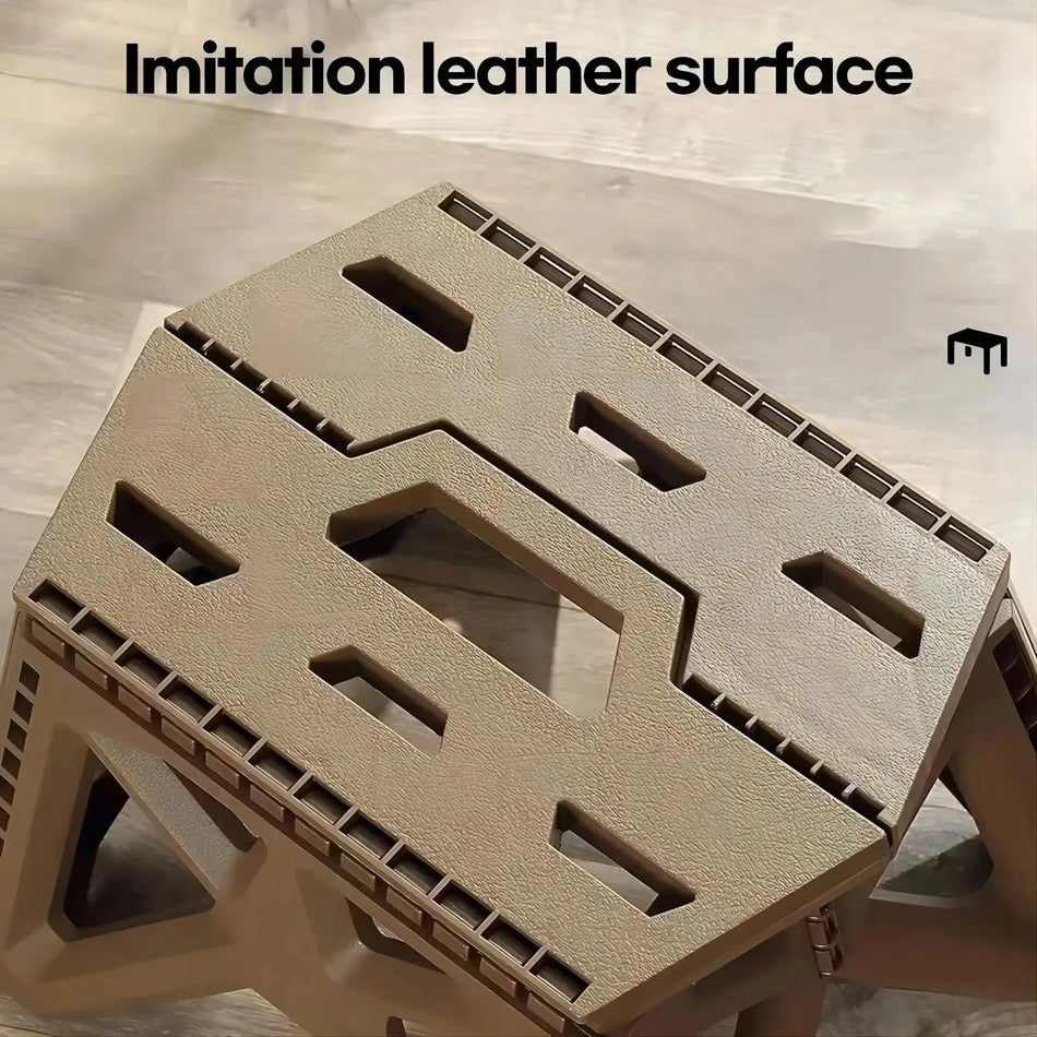 Portable Outdoor Folding Stool - High Load Capacity, Durable Fishing Chair for Camping and Beach