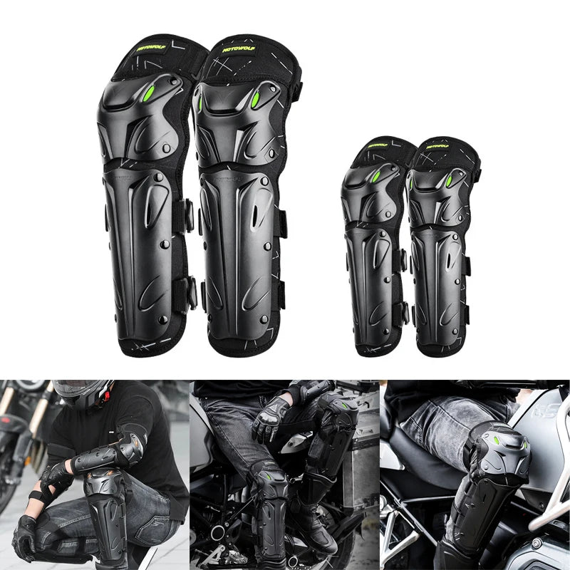 MOTOWOLF Adjustable Motorcycle Knee Protector Pads