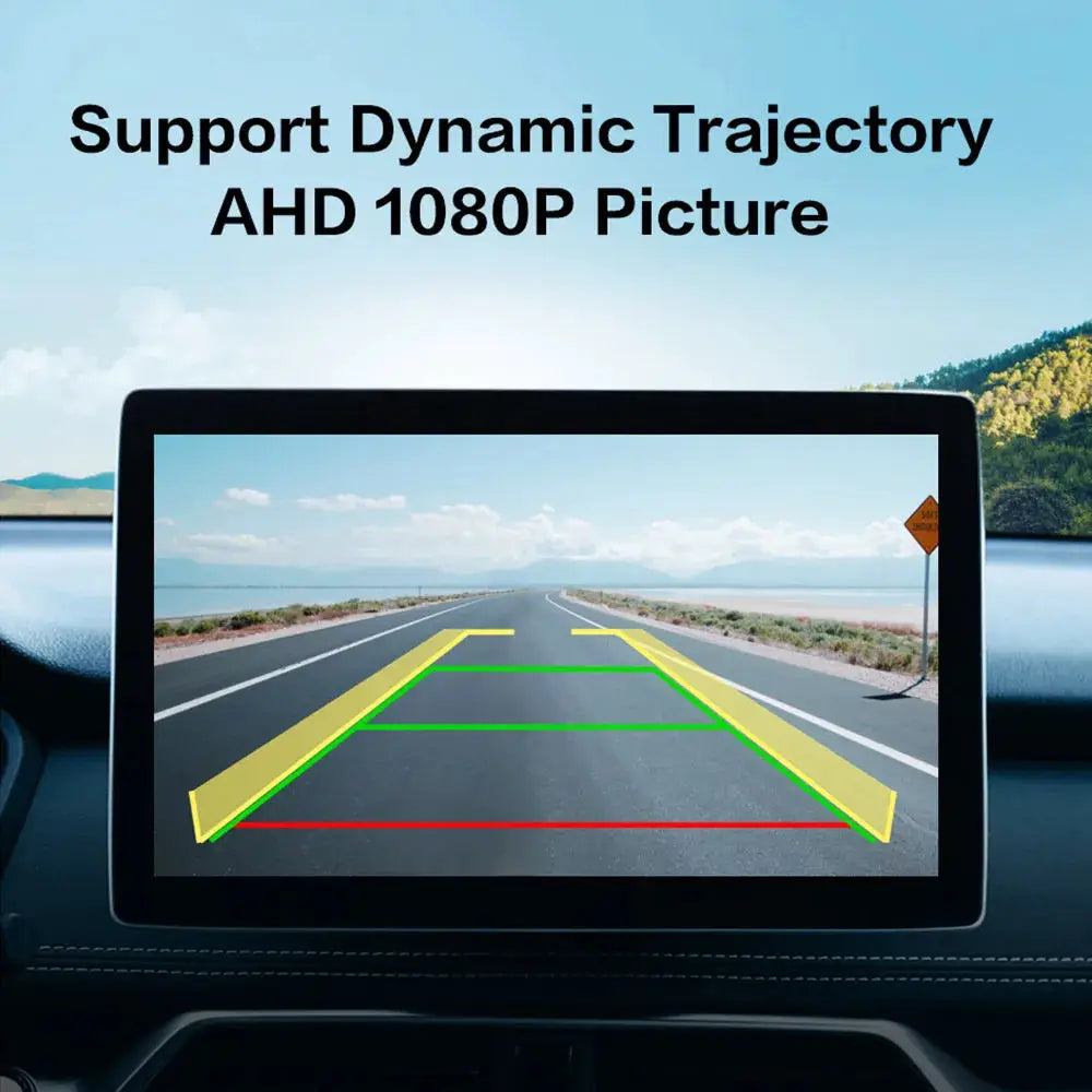 AHD 1080P Car Rear View Camera Fisheye Lens Night Vision Waterproof Universal Vehicle Reverse Blackup Camera AHD Dynamic by InterCyprus Trading Ltd