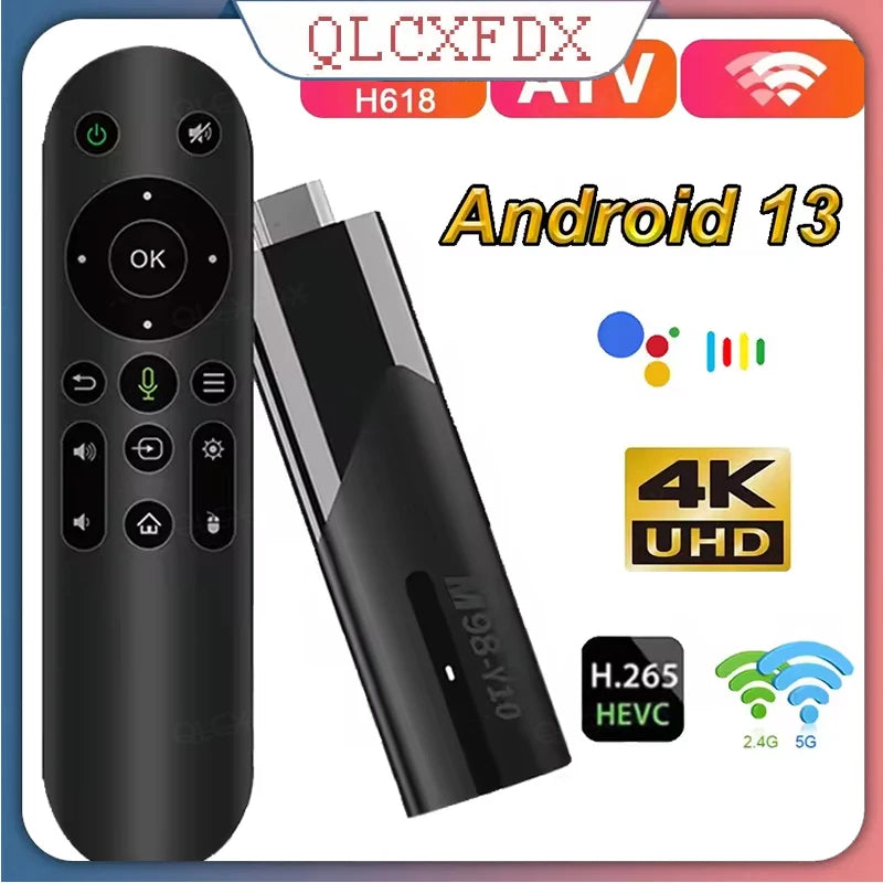 M98 Y10 TV Stick &ndash; 4K HDR10 Android 13 Quad Core Performance