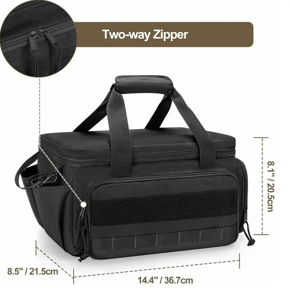 14" Heavy Duty Tool Bag Multipurpose Work Organizer for Handyman,Carpenter,Durable Portable Tool Storage by InterCyprus Trading Ltd