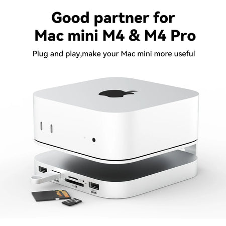 Mac Mini USB C Hub With M.2 SSD Enclosure &ndash; Type-C Dock