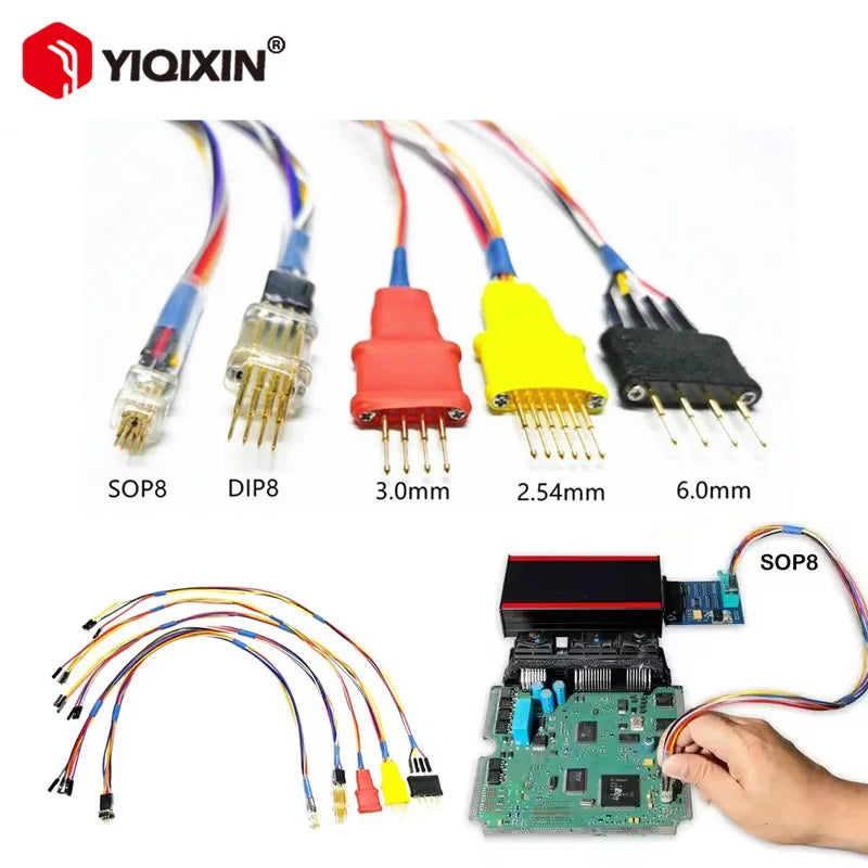 OBD2 Sondenadapter-Kit für Xprog iProg Programmierer ECU im Schaltkreis EEPROM