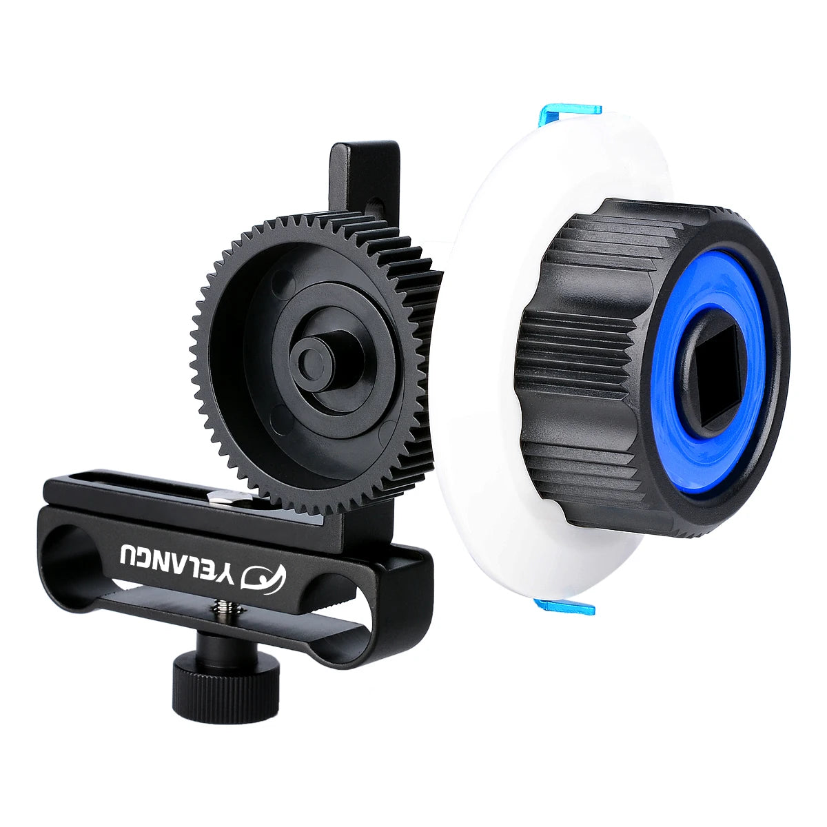 YELANGU Portable Mini Follow Focus Wireless Lens Control for DSLR and BMPCC 4K