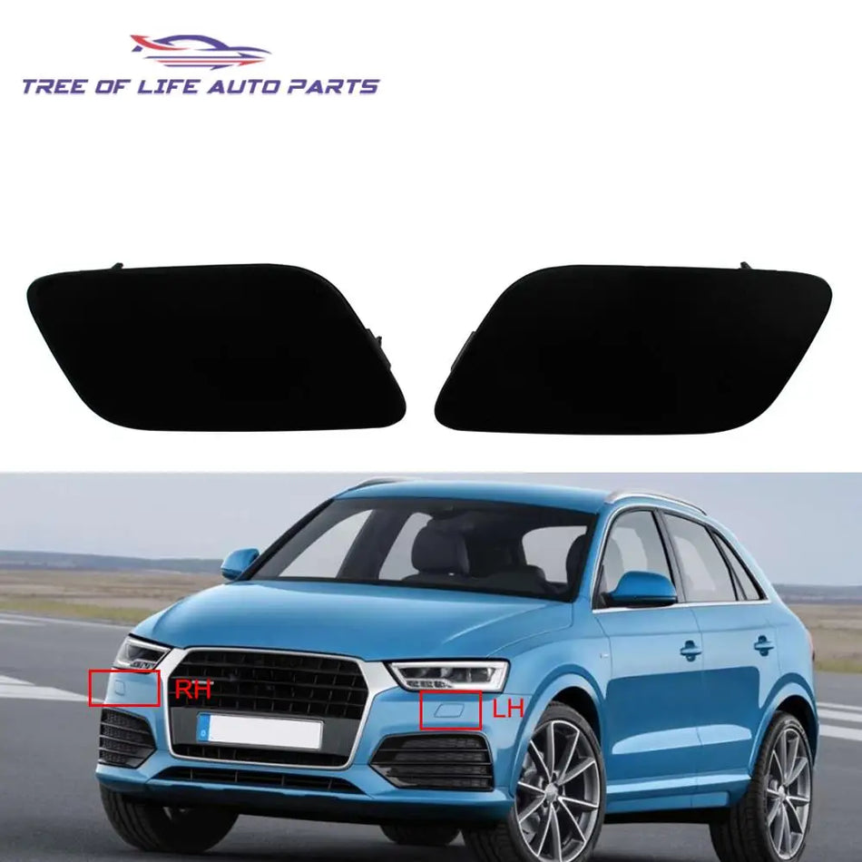 Капак на дюза за миене на фарове за преден броня за Audi Q3 Пластмасов, издръжлив, директно прилягане