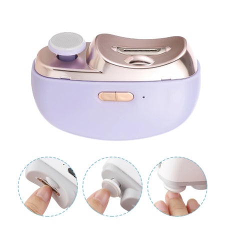 Electric Nail Clipper 3 In 1 &ndash; LED Lights For Nail Care