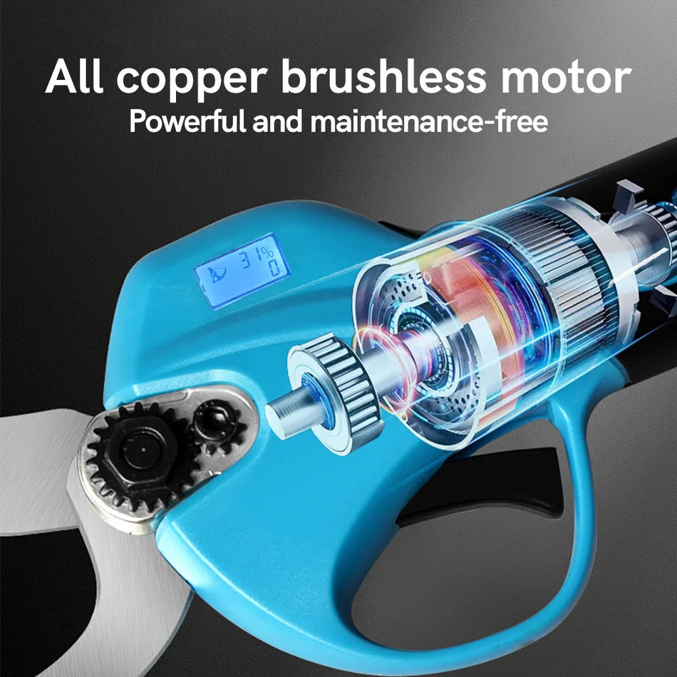 Podadora eléctrica inalámbrica SW-8608 de 16.8V con alcance telescópico