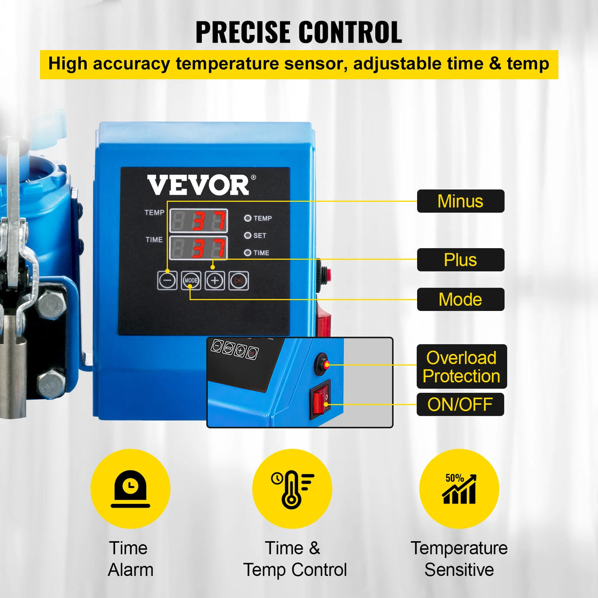 SucceBuy 12X15 Inch 5 In 1 Heat Press &ndash; Sublimation Swing