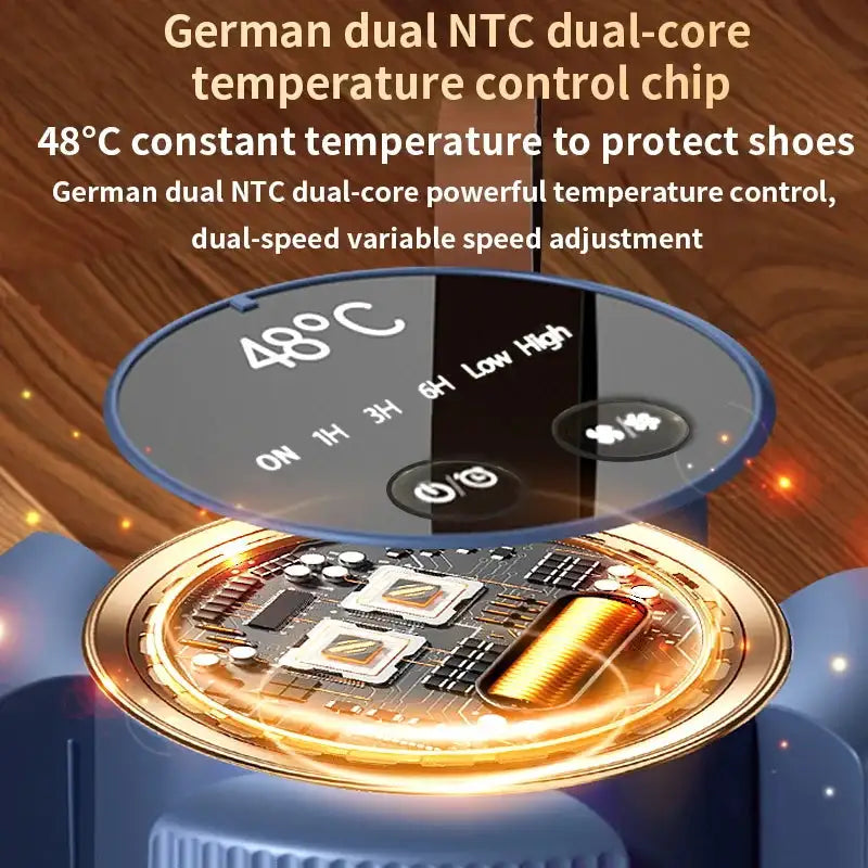 Shoe Dryer 2 Pairs Foldable Portable UV Sterilization