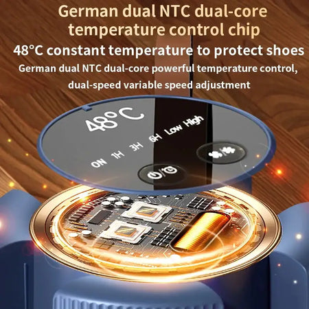 Shoe Dryer 2 Pairs Foldable Portable UV Sterilization