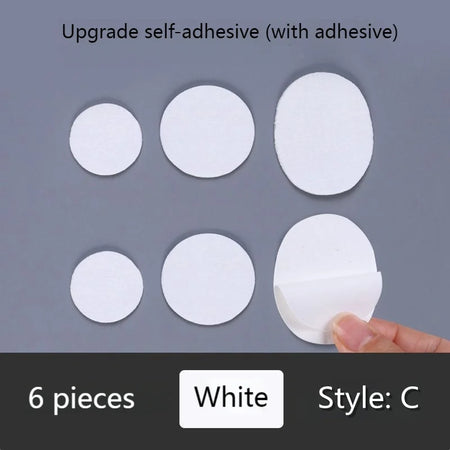 Shoe Heel Protector Adhesive Patch for Sports Sneakers White C / CHINA