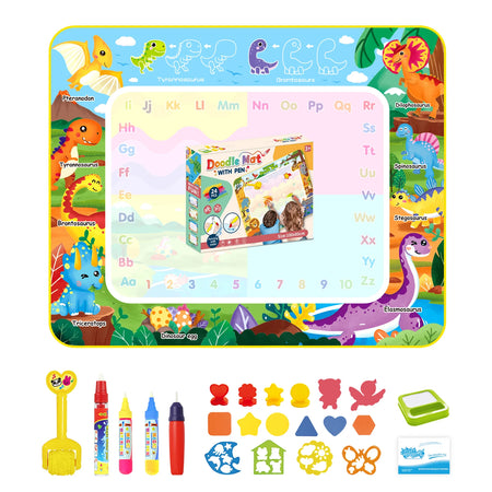 Coolplay Magic Water Drawing Mat &ndash; Reusable Educational Painting Board E 100x80CM