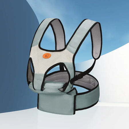 Ergonomic Baby Carrier Waist Stool and Hipseat for 3-36 Months green