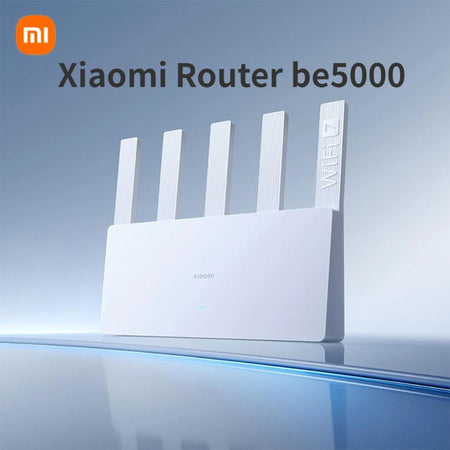 Xiaomi Router Be5000 &ndash; 2.5G WiFi 7 Dual Band Mesh Pro Add EU adapter