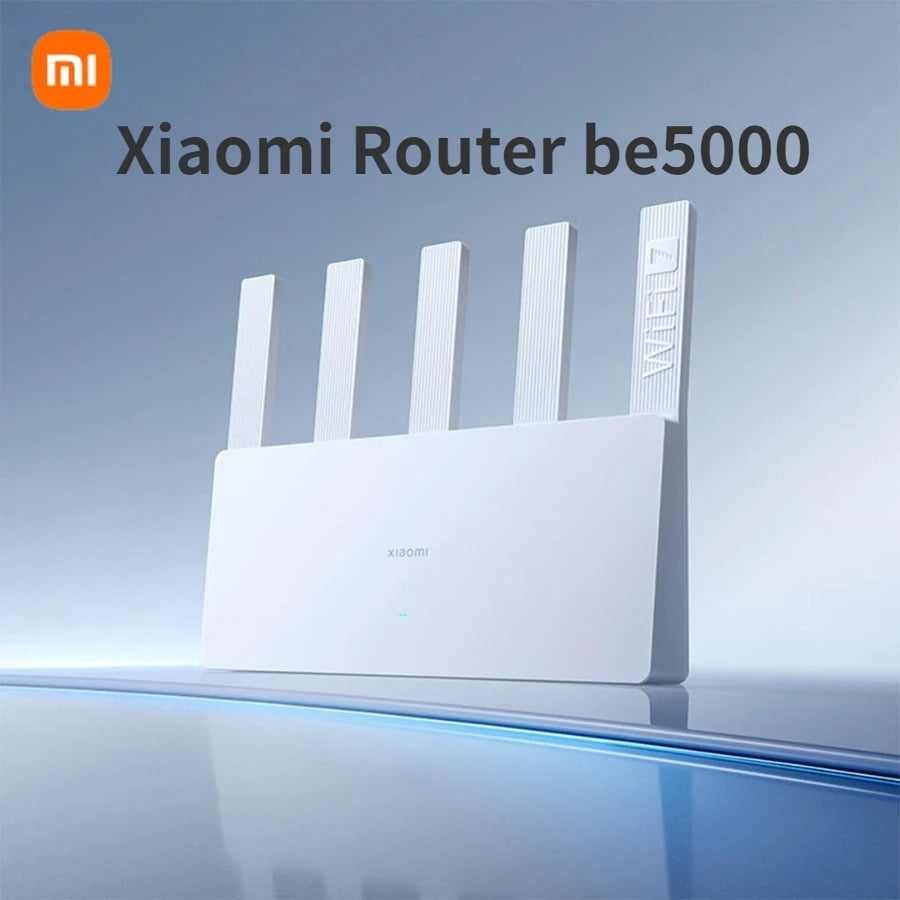 Xiaomi Router Be5000 &ndash; 2.5G WiFi 7 Dual Band Mesh Pro Add EU adapter