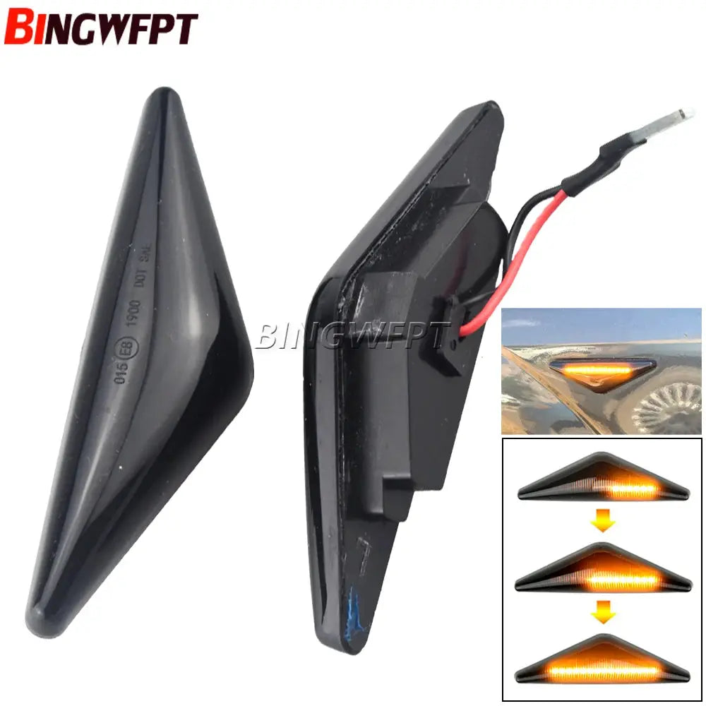 2pcs LED Dynamic Side Marker Light Signal Blinker For Ford MONDEO 2000-2007 MK3 FOCUS MK1 1998-2004 by InterCyprus Trading Ltd