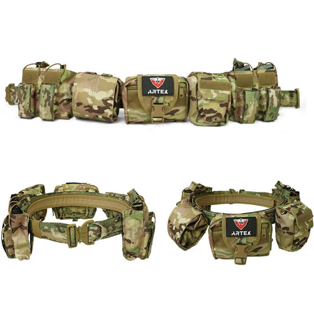 Tactical Waist Bag MOLLE Hunting Belt &ndash; MOLLE System Ready CP