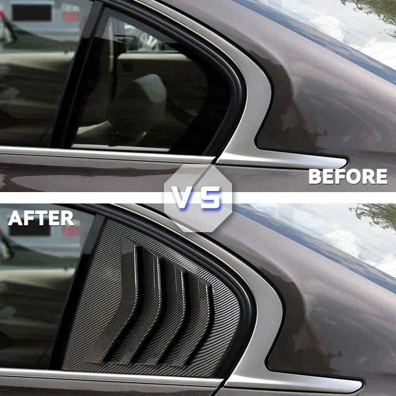 BMW F30 3 Σειρά Πίσω Παράθυρο Σκιά Trim Λεπίδα 2 Τεμάχια