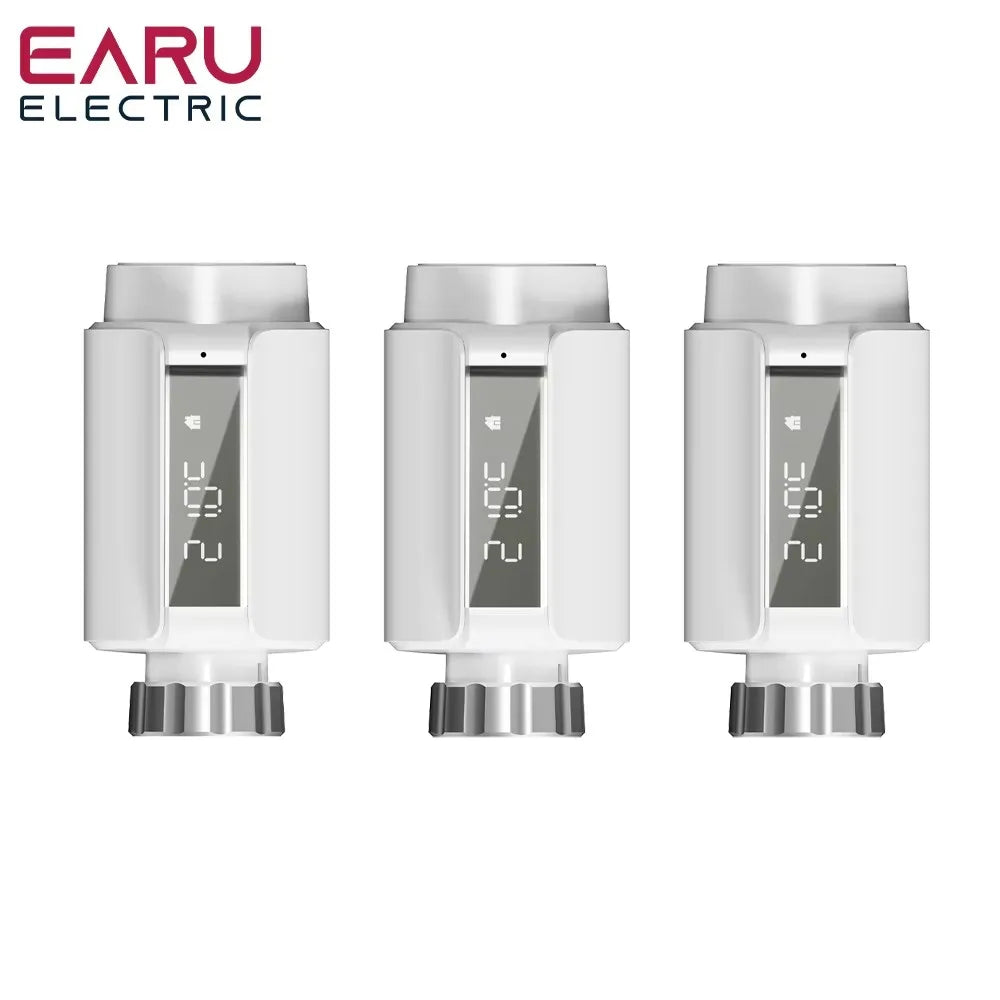 Tuya Smart Bluetooth Radiator Actuator with Programmable Thermostat 3pc TV06 / CHINA