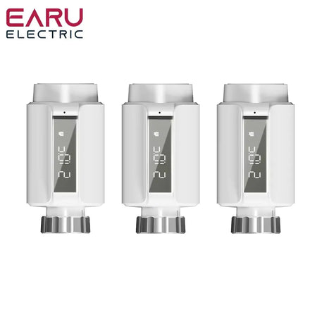 Tuya Smart Bluetooth Radiator Actuator with Programmable Thermostat 3pc TV06 / CHINA
