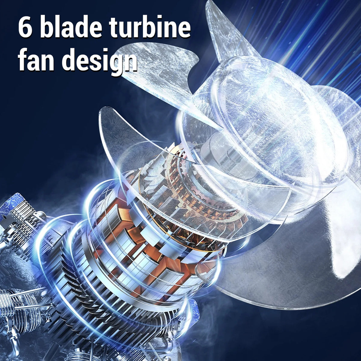 Portable Handheld Turbo Fan ABS Lightweight &ndash; Fast Cooling