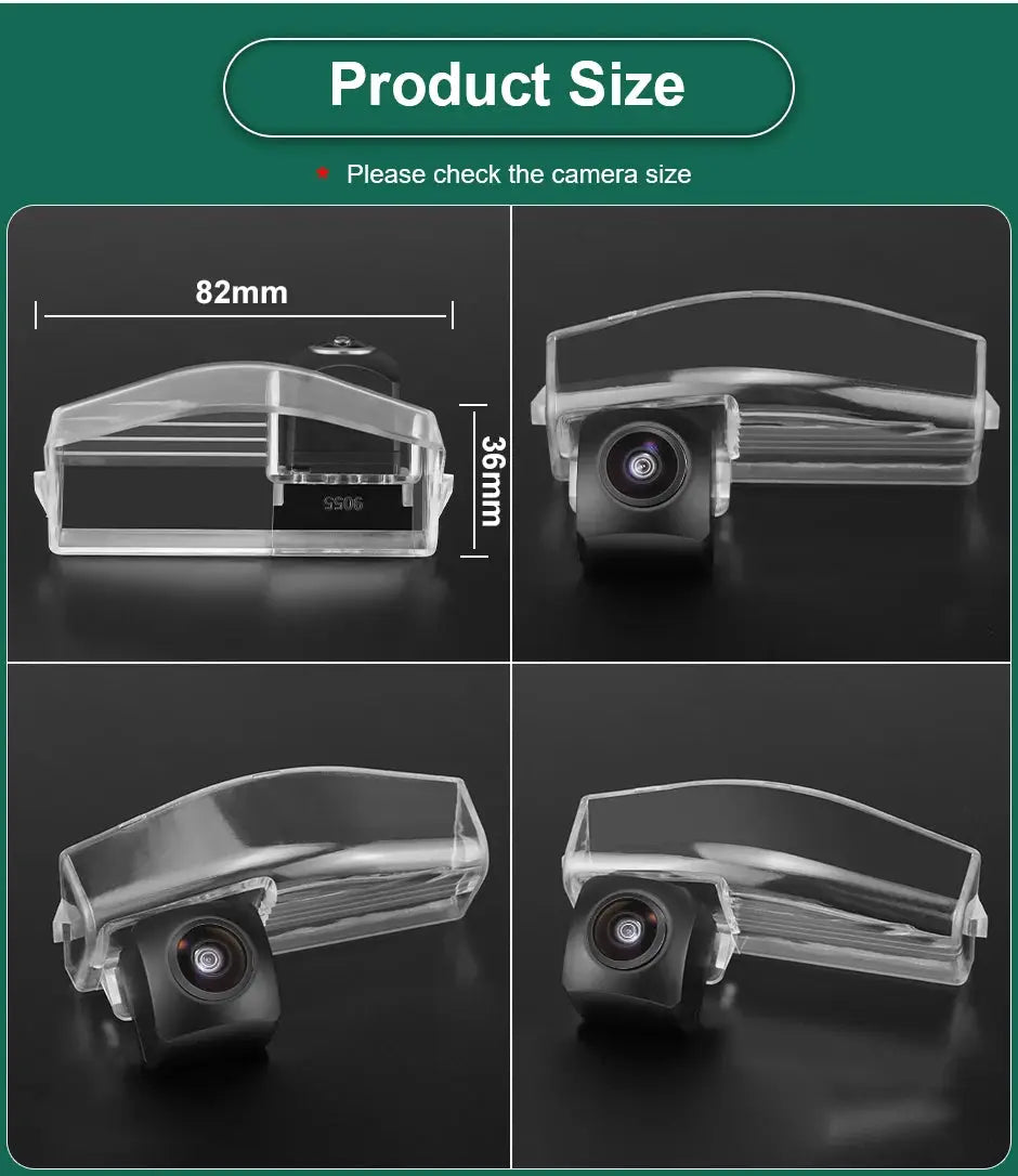 MCCD AHD 1080P 170 Degrees Fisheye Car Reverse Backup Rear View Camera For Mazda 3 BK 2003-2009 BL 2009-2013 Mazda2 DE 2007-2015 by InterCyprus Trading Ltd