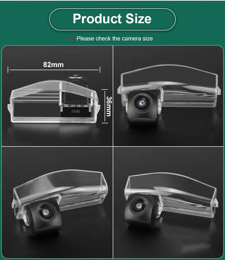 MCCD AHD 1080P 170 Degrees Fisheye Car Reverse Backup Rear View Camera For Mazda 3 BK 2003-2009 BL 2009-2013 Mazda2 DE 2007-2015 by InterCyprus Trading Ltd