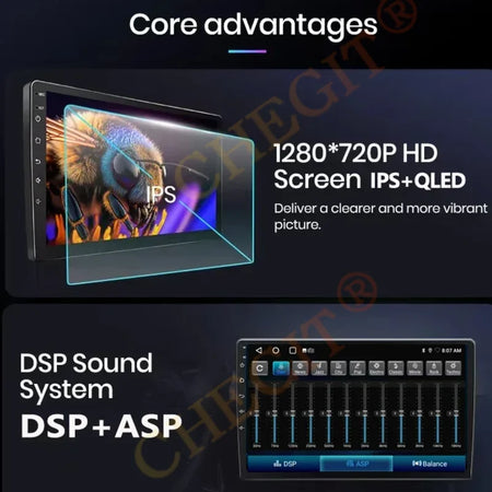 Android13 7 9 10 Inch Car Radio GPS &ndash; Wireless CarPlay and Android Auto Connectivity