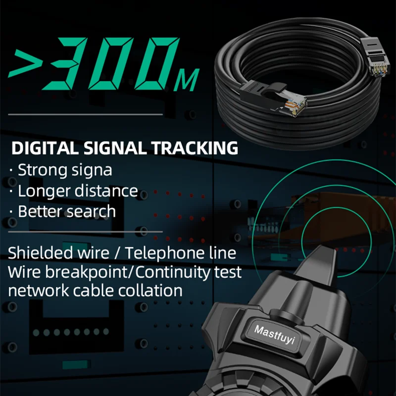 FY8172 Cable Tester &ndash; LCD Display And POE Analysis
