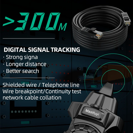 FY8172 Cable Tester &ndash; LCD Display And POE Analysis