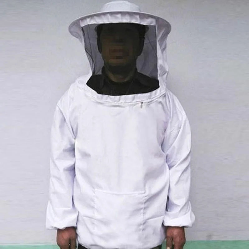 Protective Beekeeping Jacket Veil Smock &ndash; Full Protection