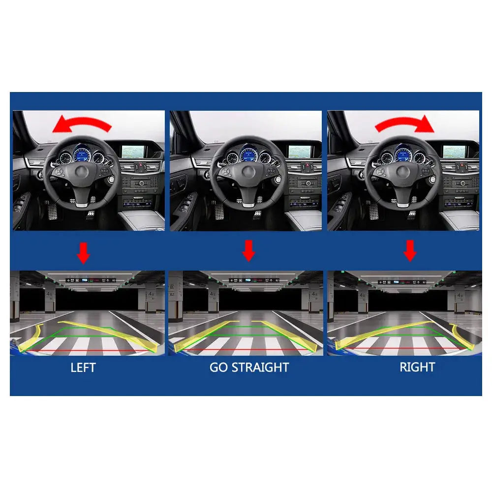 AHD 1080P Car Rear View Camera Fisheye Lens Night Vision Waterproof Universal Vehicle Reverse Blackup Camera AHD Dynamic by InterCyprus Trading Ltd