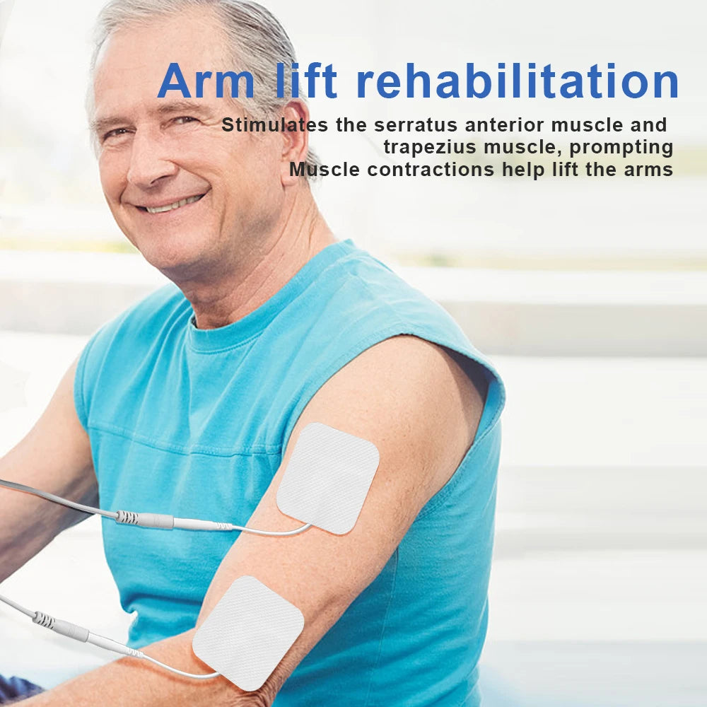 12-Mode TENS &amp; EMS Muscle Stimulator for Pain Relief and Rehabilitation